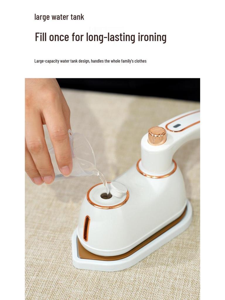 Compact Foldable Handheld Steam Iron & Garment Steamer