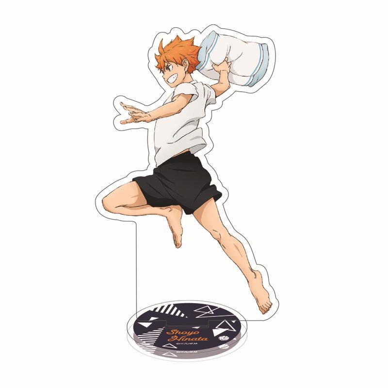 

Volleyball Junior Yinkao High School Wuye High School Standing Card Earth, Character Small Standing Card Peripheral Tabletop Ornament Customized according to drawings*3PCS