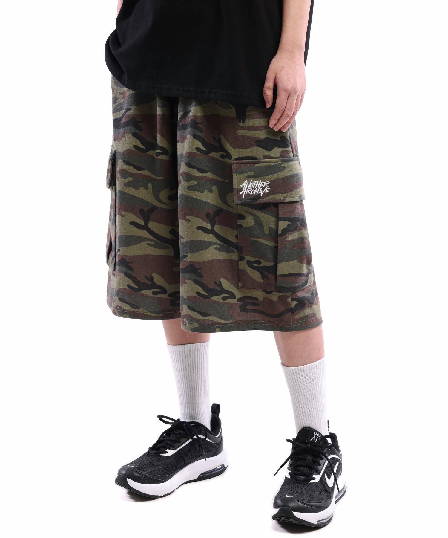 ANOTHER ARCHIVE Camouflage Bermuda Wide Cargo