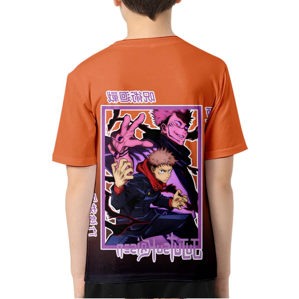 Jujutsu Kaisen T Shirt for Men Summer Clothing Jujutsu Kaisen O Neck Anime Man T-shirt for Male Oversized New Men T-shirts Tops