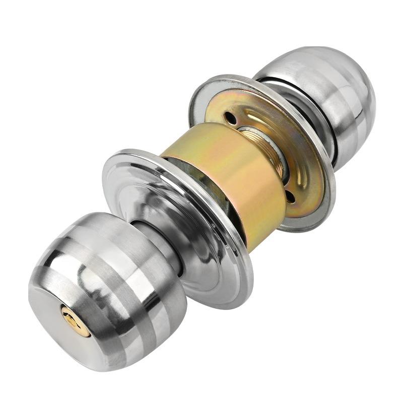 Stainless Steel Spherical Wooden Door Lock Bathroom Toilet Door Lock 5831 Ball Lock