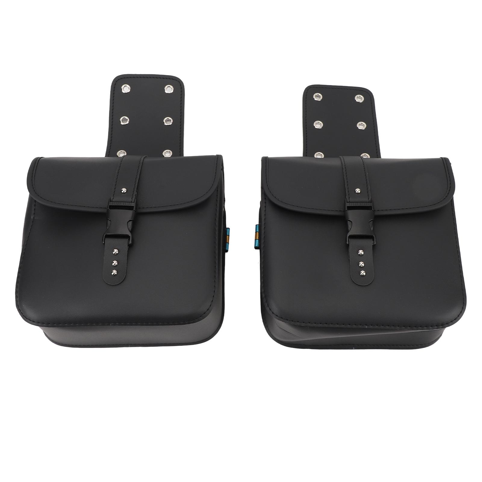 

Мотоциклетные седельные сумки, устойчивые к погодным условиям, универсальные, из искусственной кожи, боковые сумки для мотоциклов