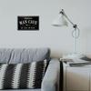 Custom Text Vintage Man Cave Sign Vertical Metal Wall Decor