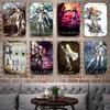 Claymore Teresa Metall Deko Poster Vintage Blechschild Metallschild Dekorative Plakette für Pub Bar Man Cave Club Wanddekoration