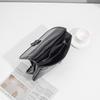 Z House 2025 Black Retro Hobo Bag: Women's Spring Fashion Crossbody with Diamond Chain