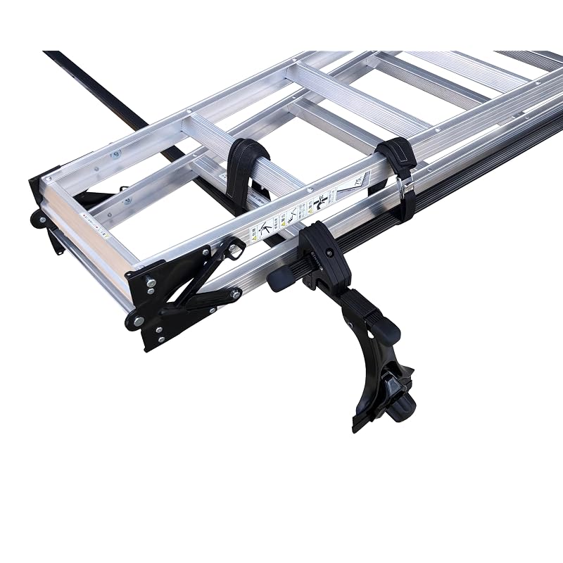 Carmate INNO Multi-Bracket Roof Rack (2 pieces) - Recommended for vehicles such as Hiace, Caravan, Every, and Hijet. INNO commercial roof rack with