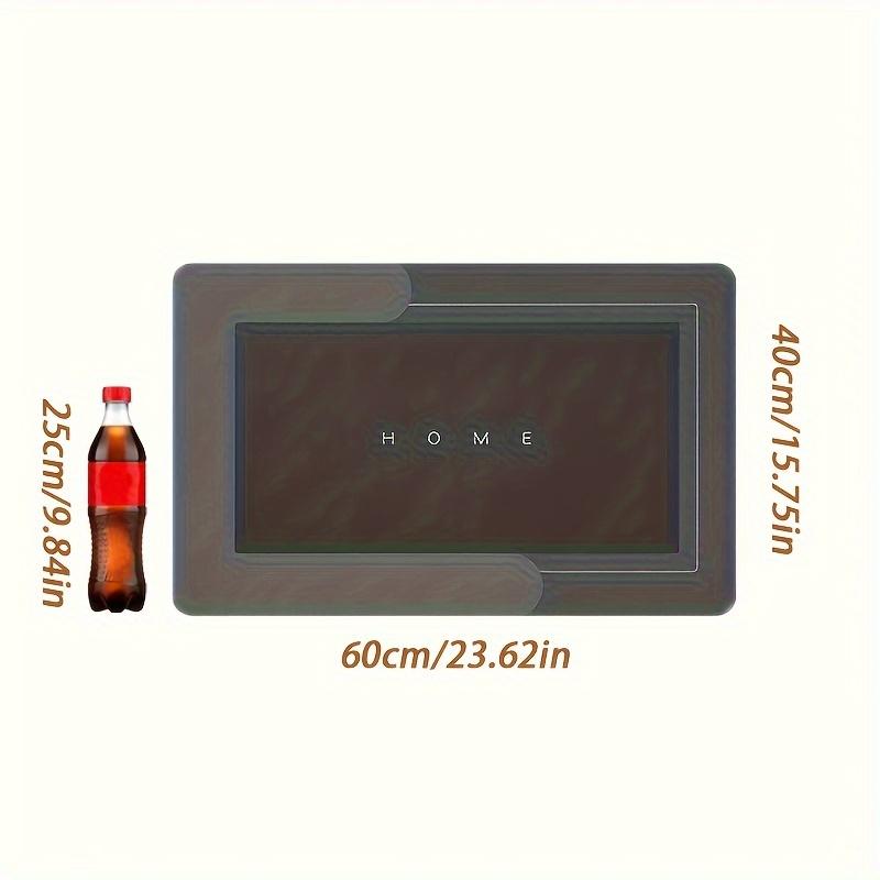 1pc quick-dry diatom mud mat-ultra absorbent, anti-slip for safety, large size-ideal for bathroom, kitchen, and hotel use