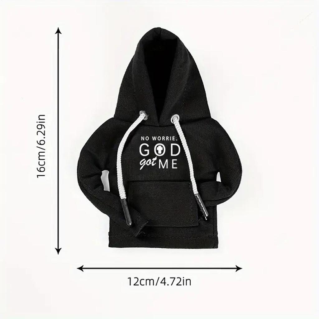 Car Shifter Boot Cover Hoodie Shape Elastic Decor Mini Hoodie Gear Shift Cover For Women Men Driver Adults Halloween Vehicle
