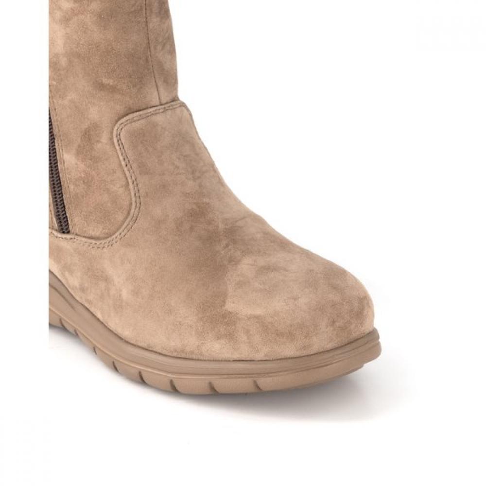 Tandy Women S Fur bootS Beige  J1559v 