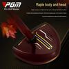PGM Park Golf Club Single Stick Putter for Men & Women - Maple Wood, Low Center of Gravity, Original Wood Head, with Gun Case