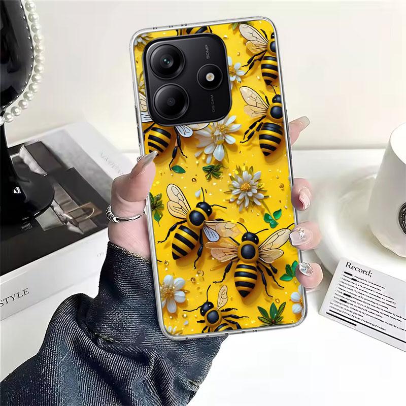 

Bee Keeping Honey Animal Soft Phone Case For Xiaomi Redmi Note 15 14 14S 13 12 Pro Plus 12S 11 11S 11E 10 10S 11T 5G Fundas Coqu Redmi Note 11S 4G