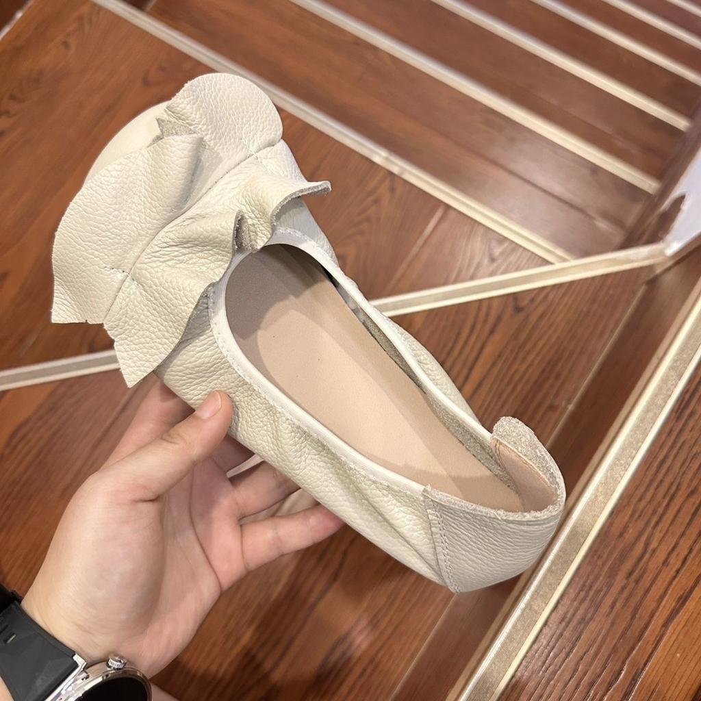 Women Loafers Slip On Flat Shoes Woman Summer Flats Soft Comfort Genuine Leather Moccasins Loafers Vintage Breathable Casual Shoes