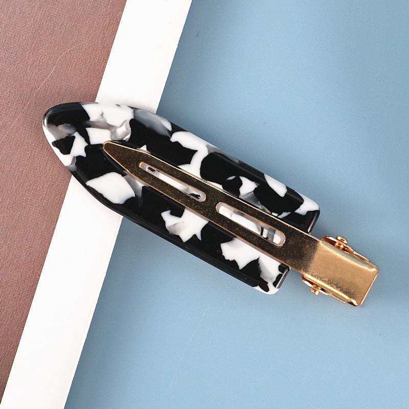 2/3/4/6 stücke Acetat Make-Up Haar Clips Koreanische Mode Gold Weiß Glitter Haar Pin Headwear Mädchen Frauen Haar Zubehör