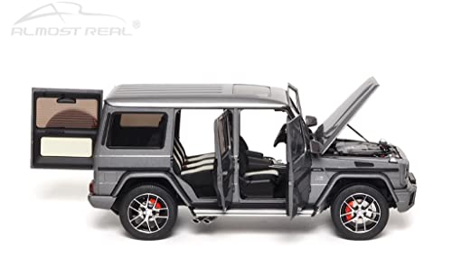 Almost Real Mercedes-AMG G 65 (W463) - 2015 Metallic Grey 1/18 Scale Diecast Model Car 820606