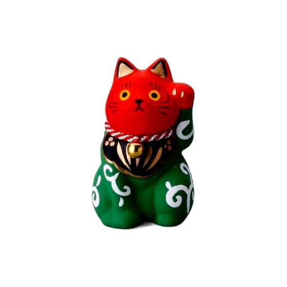 Craftsman House Lucky Cat Folk Art/Lucky Charm/Lion (Good Health)/Small