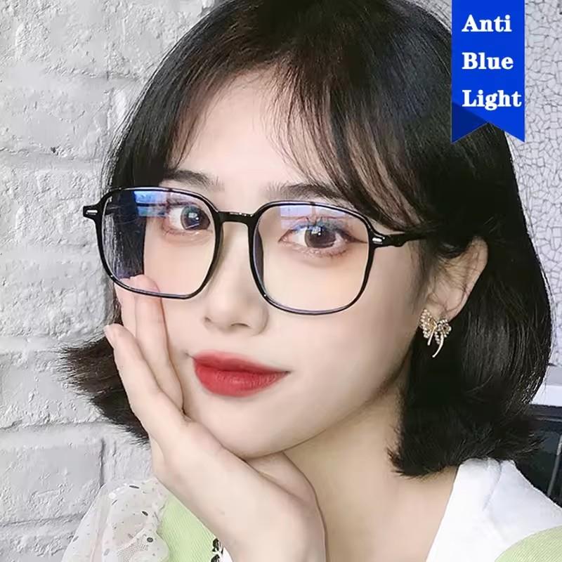 Anti-blue Light Glasses High Quality Square Eyewear Women Men Luxury Eyeglasses Blue Light Blocking Man Lady Computer Eyeglas