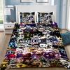 3D Print M-Murder D-Drones Bedding Set 3Pcs Bedroom Single Double Size Duvet Cover Pillowcase for Adult Boys Girls
