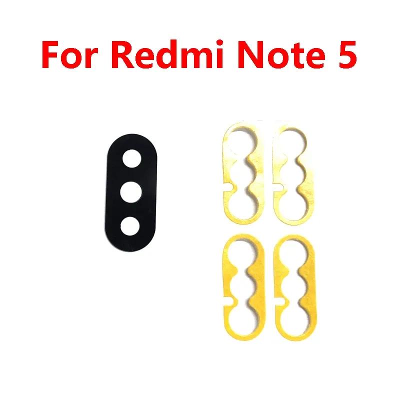 

100PCS Rear Back Camera Glass Lens Cover For Xiaomi Redmi Note 5 6 7 8 9 9s Pro With Ahesive Sticker Replacement Parts note 9s
