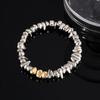Personality Geometry Colored Metal Stone Bracelets Women Fashion Golden  Hollow Link Charm Bracelets Party Jewerly Gifts