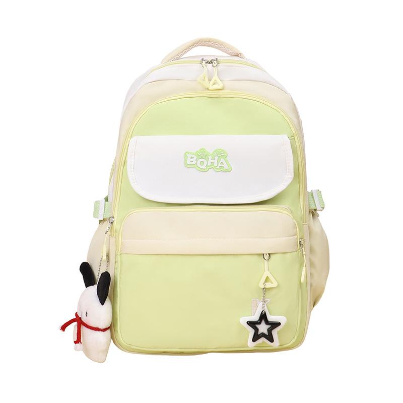 Fashionable Color-blocking Backpack for College Students In Large-capacity Backpack