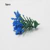 5pcs Mixed Colorful Miniature Flower Cluster Plastic Outdoor Scene Materials New Sand Table Model