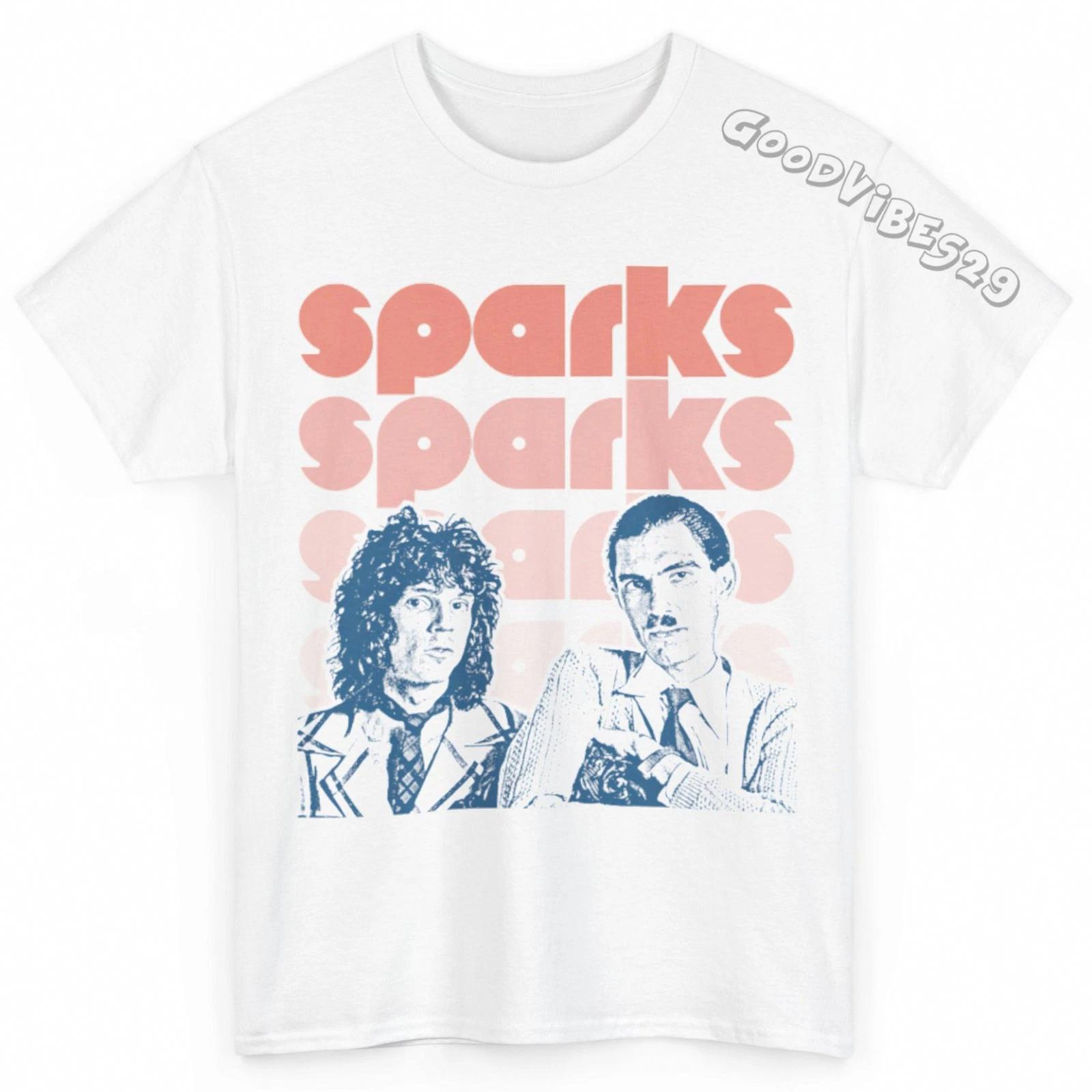 Sparks 80s Vintage Music Rock Band Retro Gift S-5XL T-Shirt Men Women Unisex XXXL