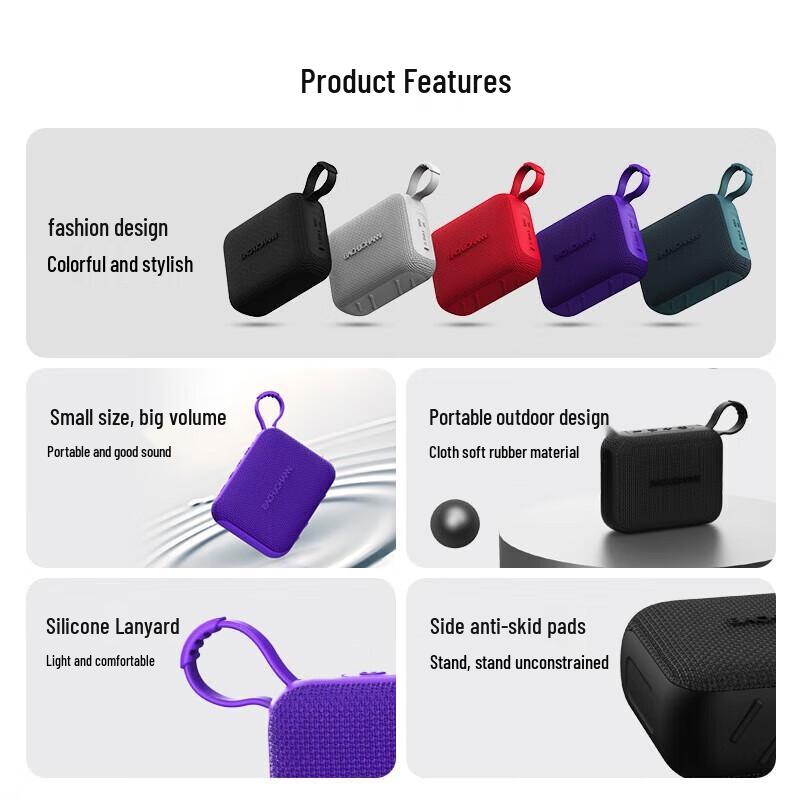 Bach Johann Q4 Mini Portable Bluetooth Speaker