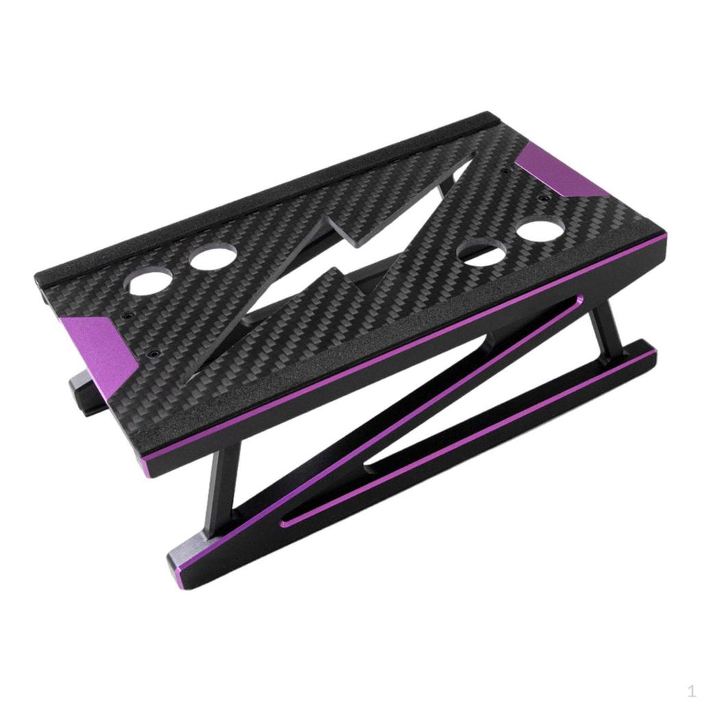 Aluminum Car Work Stand Repair 1/8 1/10 Scale Model for Truck Cars