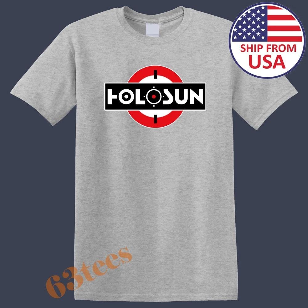 

Holosun Optics Guns Firearms Men s T-Shirt Women s Tee Top Unisex Grey Size S to 5XL 3XL