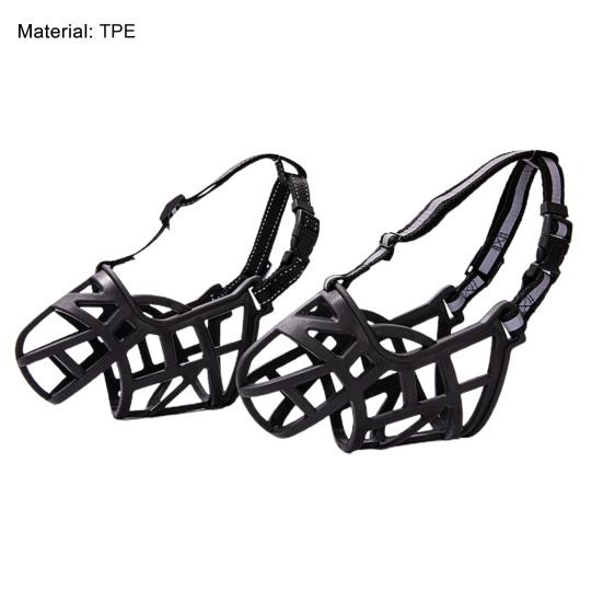 Dog Muzzle Buckle Design Innovative Wear-resistant Sturdy Tear-resistant Anti-bite Hollow Out Pet Anti-Barking