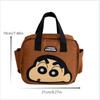 Cartoon Cute Crayon Shin-Chan Backpack Large Capacity Canvas Handbag Portable Shoulder Crossbody Bag Multifunctional Storage Bag