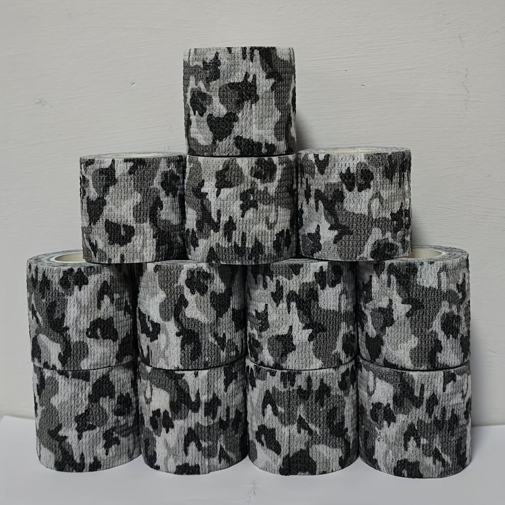 6/12 rolls of camouflage self-adhesive tape, non-woven cohesive bandage wraps, pet bandages, camouflage camouflage tape