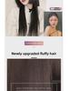 Perruque longue et lisse style princesse Coney - Tête complète réaliste avec style méduse