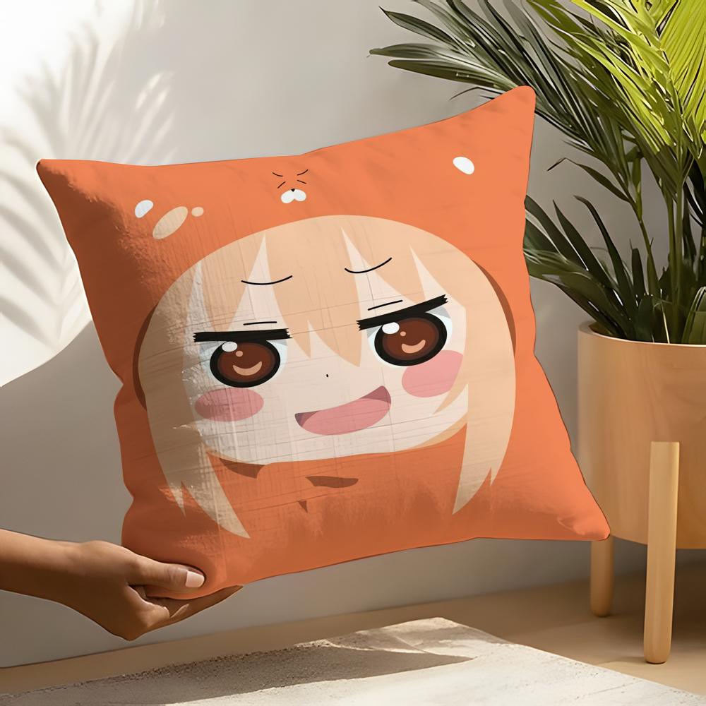Cute Uumaru ddoma anime Pillow Case Home Living Room Decoration Linen Pillow Cases Cushion Cover