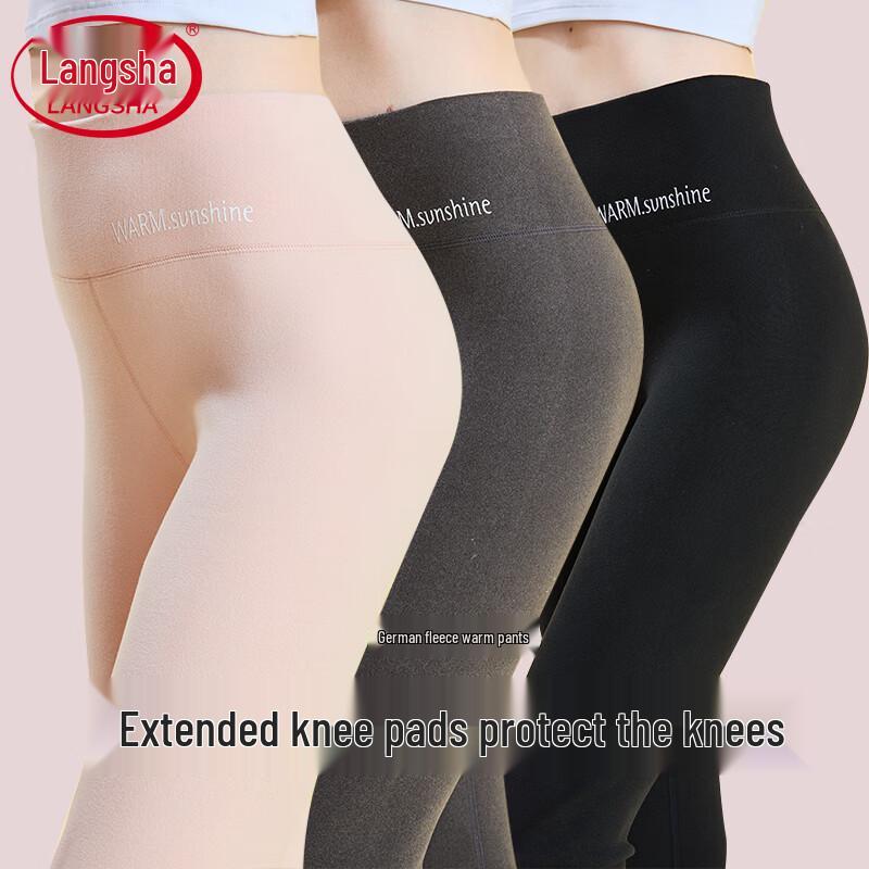 

Langsha Women s High-Waist Knee-Padded Thermal Pants L (100-120 jin)