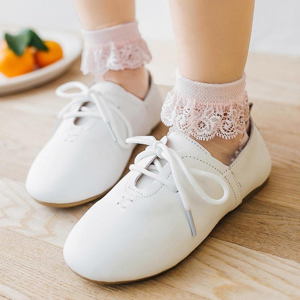 Baby Girl Socks Lace Stockings Summer Short Socks Non-Slip Kids Spring Socks Infant Breathable See Through Vintage Socks S-XL