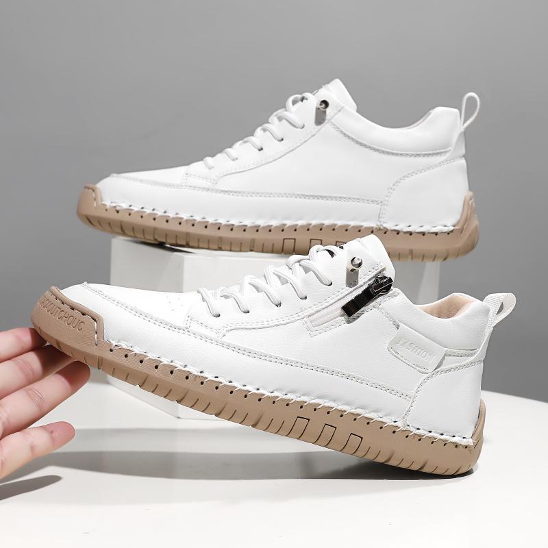 Womens/Men's Leather Shoes Large Casual Shoes Sports Men's Fashionable Casual Leather Shoes