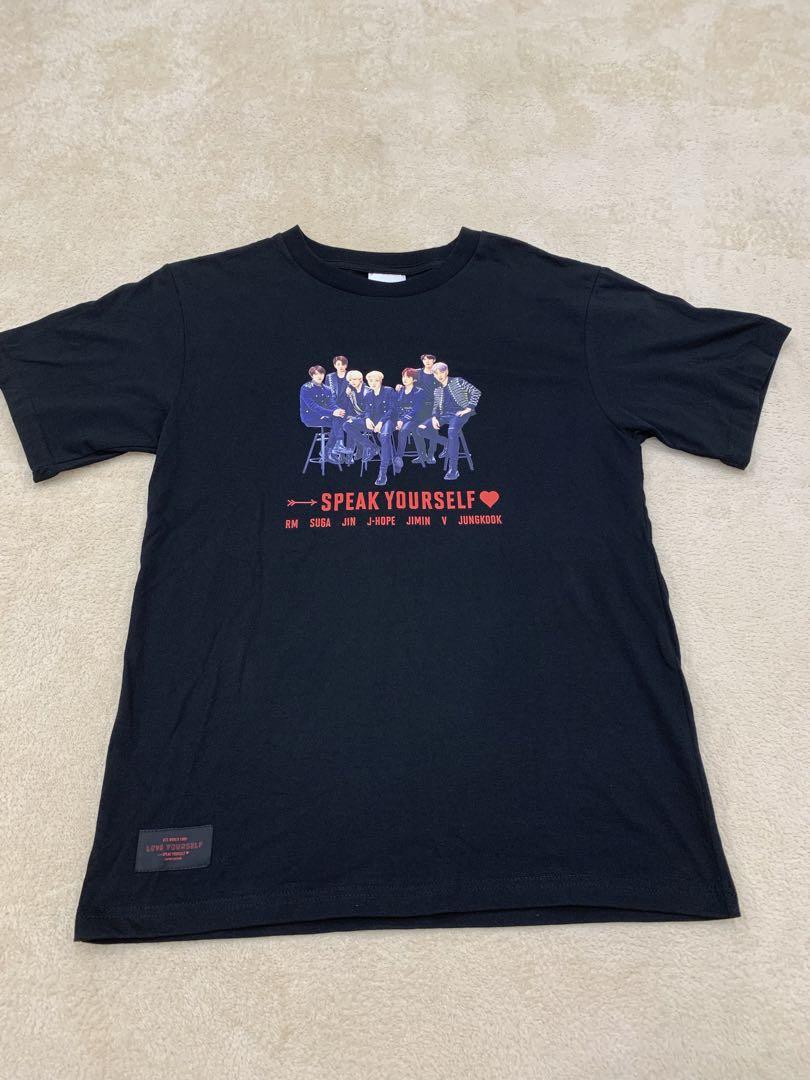 

[USED] BTS Bangtan Boys LOVE YOURSELF Tour Black Official T-Shirt