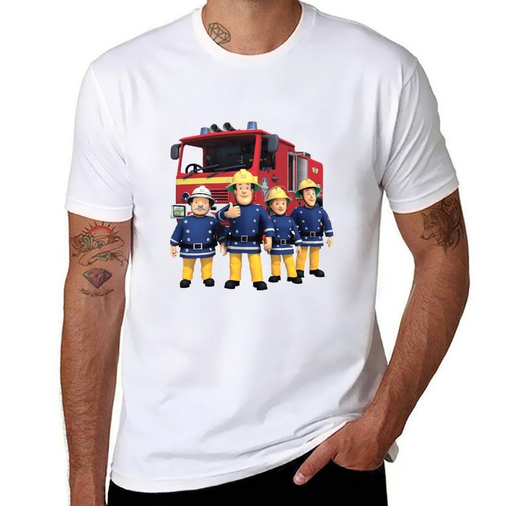 Fireunisex Sam And Friends Tshirt Casual Lightweight Short Sleeve Top