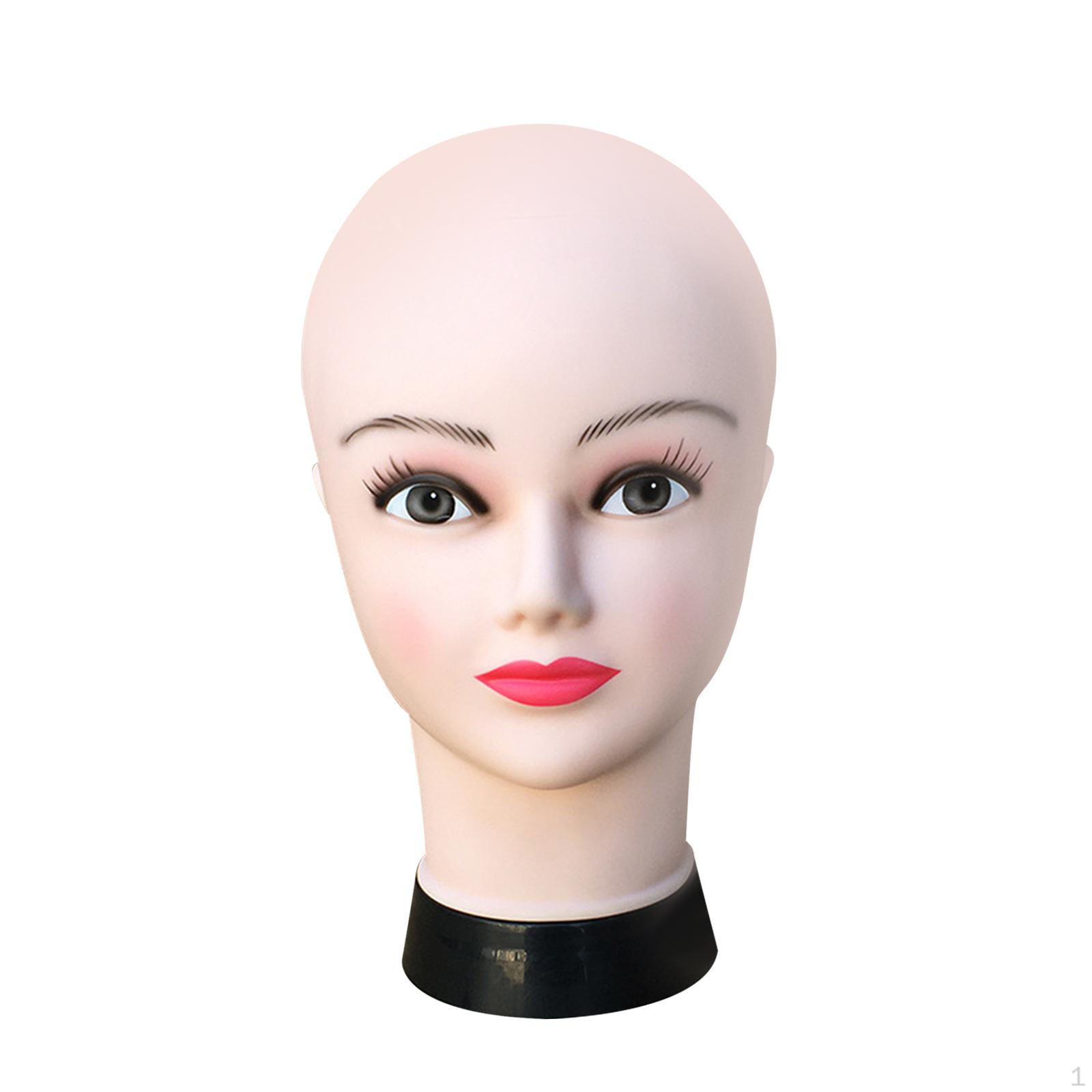 

Лысая женская голова манекена парик дисплей модель косметология подставка держатель для очков Dark Pink