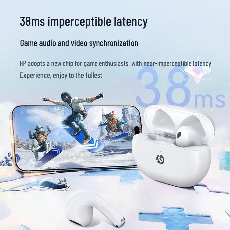 HP H20GSE Bluetooth 6.0 Low Latency Half-In-Ear Earbuds