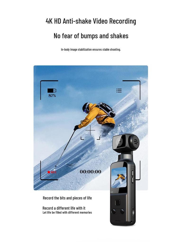 Best-Selling K1 4K HD Action Camera with 270° Rotation & WIFI for Sports