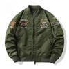 Spring and Autumn New Air Force Jacket Men's Heavy Industry Embroidered Baseball Uniform Large Size Jacket