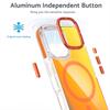 For iPhone 17 Case Compatible with MagSafe Color Changing TPU Acrylic Phone Back Cover