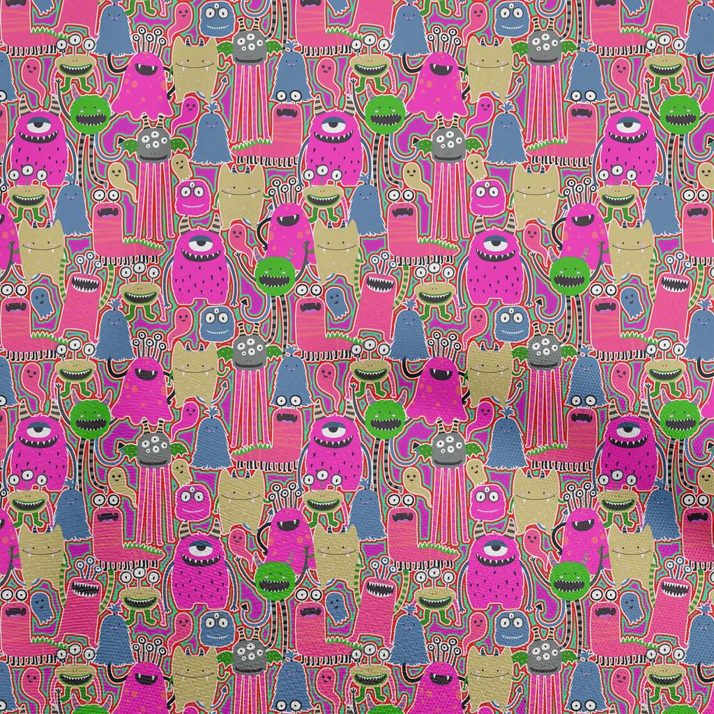 oneOone Bumbac Flex, țesătură verde deschis, țesătură abstracte, pentru cusut țesături artizanale imprimate la metri, 40 inch