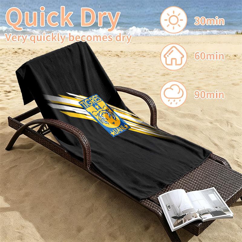 Club Tigres UANL Beach towels also serve as bath towels summer essential a musthave for the outdoors the beach and the pool