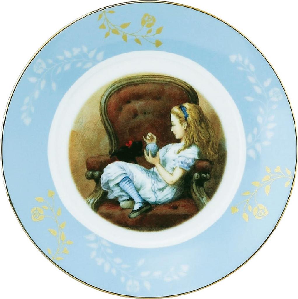 Alice Classic Pair Cake Plate Set Macramin Alice Alice in Wonderland Yamaka Shoten yamaka Made in Japan ALC10-153