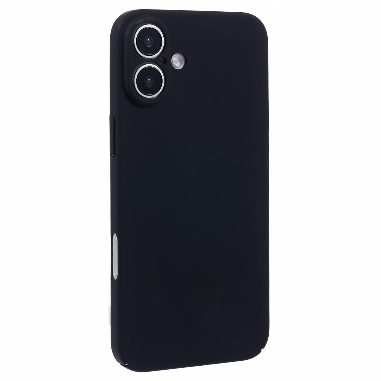 For iPhone 16 Case Skin-Touch Rubberized Hard PC Phone Cover A