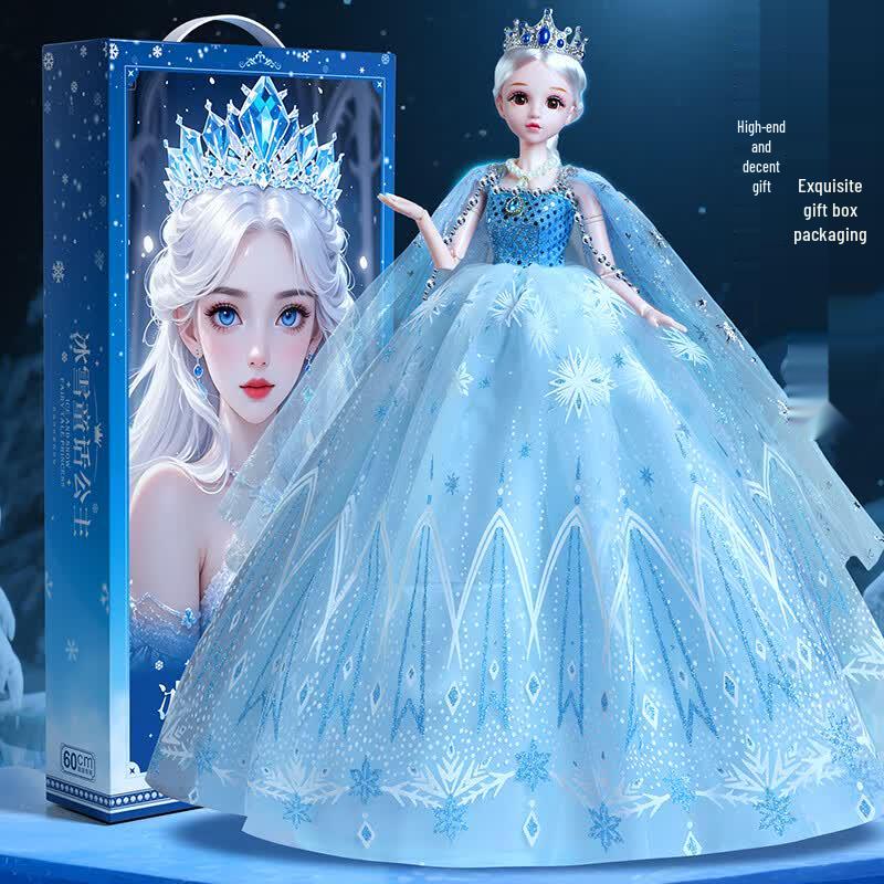 60CM Blinkende Elsa Prinzessinnenpuppe
