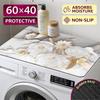 Absorbent Washing Machine Top Protector Pad Non Slip Bathroom Carpet  Home